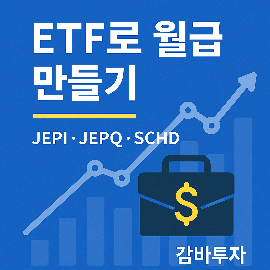 💸 ETF로 월급 만들기 — 월배당 ETF 3종 비교 (JEPI · JEPQ · SCHD)